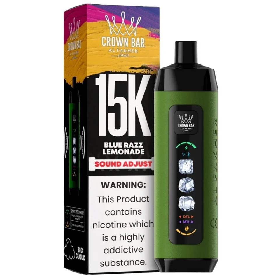 Al Fakher Crown Bar Ice Adjust 15000Puffs