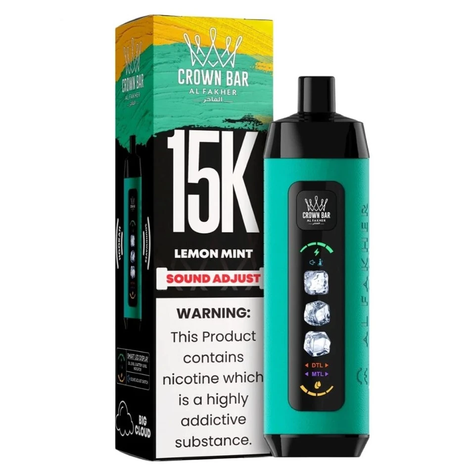 Al Fakher Crown Bar Ice Adjust 15000Puffs best