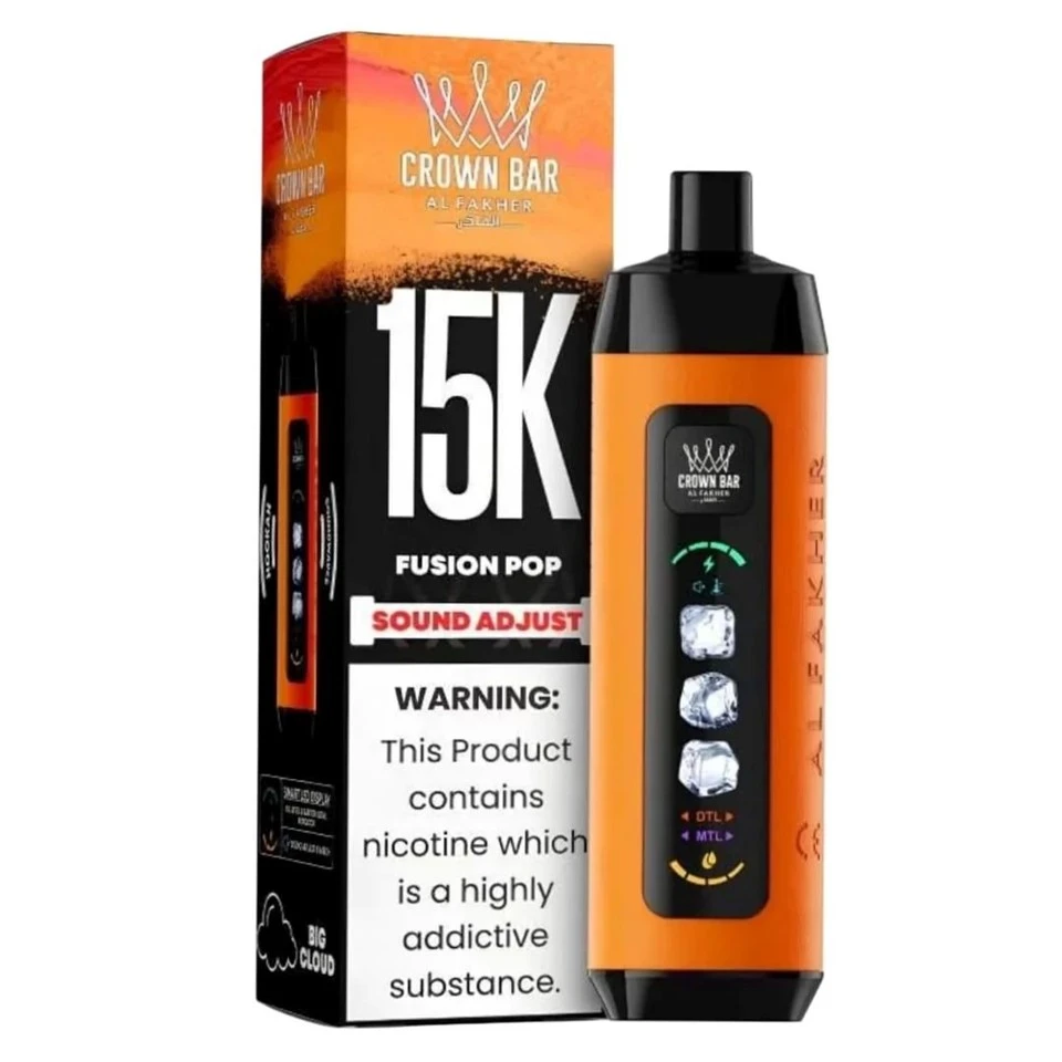 Al Fakher Crown Bar Ice Adjust 15000Puffs factory