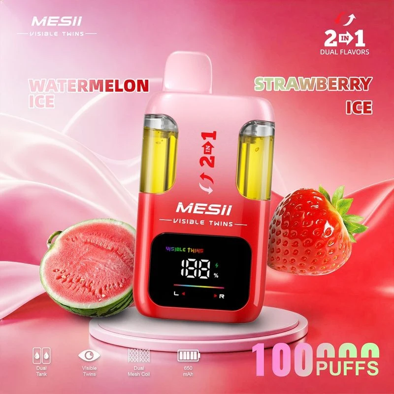 Mesii Visible Twins 100K PUFFS factory