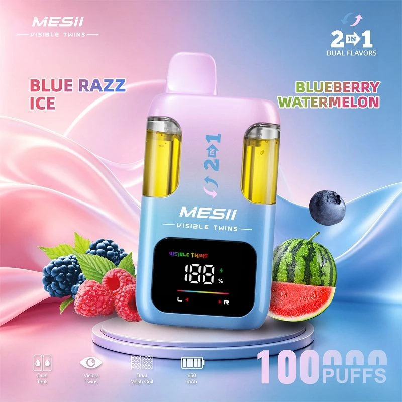 Mesii Visible Twins 100K PUFFS factory