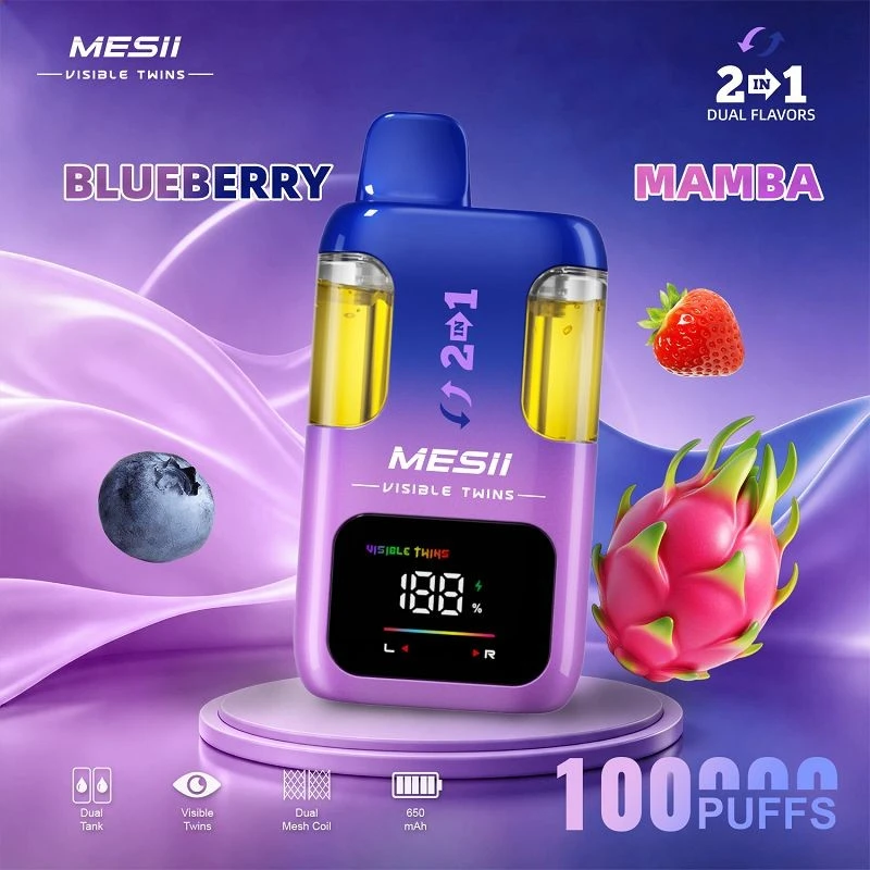 Mesii Visible Twins 100K PUFFS high quality